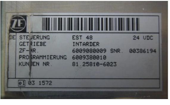 --  MAN TGA --    Modul komfortu 0260001033