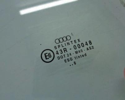 Audi A4 B5 1994-2001 combi 1.9 TDI diesel MT 81 kW 1999  Sklo zadných pravých dverí