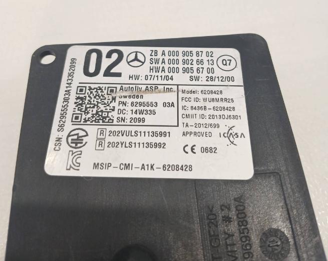 Mercedes S W222 2014  Radar A0009058702