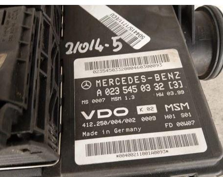 Mercedes A W168 1997-2004 hatchback 1.9 petrol MT 92 kW 2000  Váha vzduchu A0235450332
