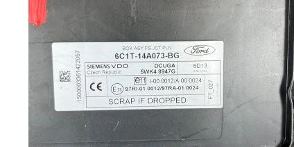 FORD TRANSIT VII 2.2 TDCI P8FA, P8FB manual 5 stupňová 63 kW  Poistková skrinka 6C1T-14A073-BG