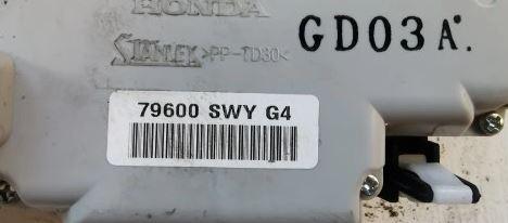 Honda CR-V III 2006-2011 hatchback 2.2 I-DTEC diesel MT 110 kW 2010  Panel kúrenia/klimatizácie 79600SWYG4pan