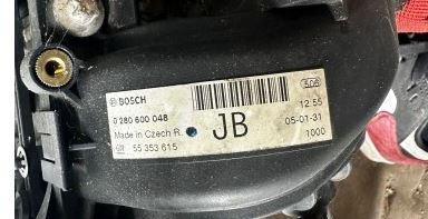 Opel Meriva A 2002-2010 hatchback 1.4 16v petrol MT 66 kW 2008  Sacie potrubie 55353615 0280600048 JB