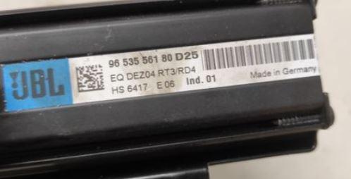 Peugeot 407 coupe 3.0 V6 petrol MT 156 kW 2007  Zosilňovač 9653556180