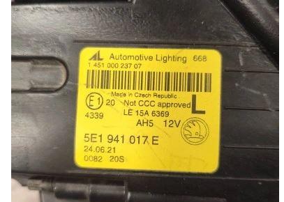 Skoda Octavia III 2013- hatchback 1.6 TDI diesel AT 77 kW 2014  Svetlo predné ľavé 5E1941017E