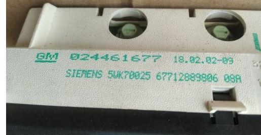 Opel Astra II 1998-2009 coupe 2.2 16v petrol MT 108 kW 2001  Displej 024461677