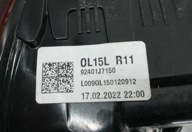 Kia Ceed III 2018- hatchback 1.6 CRDI diesel MT 85 kW 2018  Svetlo zadné ľavé 92401J7150 J7924-17200