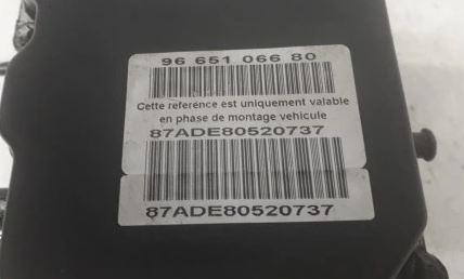 Citroen C4 Picasso II 2013-2019 hatchback 2.0 HDI diesel AT 110 kW 2015  Pumpa ABS 9660934580 9665106680