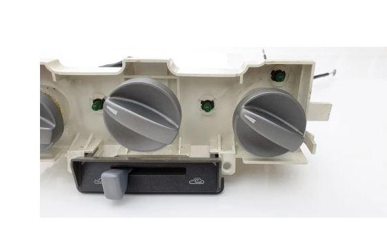 Mazda 2 II 2007-2014 hatchback 1.6 CITD diesel MT 66 kW 2009  Panel kúrenia/klimatizácie KD3156