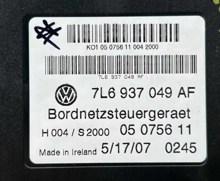 Volkswagen Touareg I 2002-2010 hatchback 2.5 TDI diesel MT 128 kW 2005  Modul komfortu 7L6937049AF