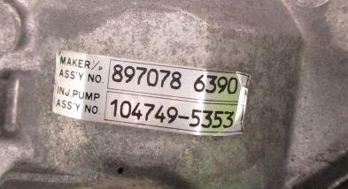 Opel Corsa B 1993-1999 hatchback 1.5 D diesel MT 49 kW 1999  Vstrekovacie čerpadlo 8970786390 460620009