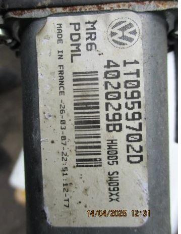 Skoda Octavia II 2004-2013 hatchback 1.9 TDI diesel MT 77 kW 2010  Motorček okien predný pravý 1T0959702D