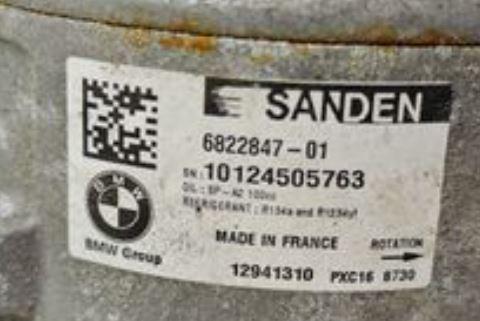 BMW 5  G30 combi 2.0 2018 140KW  Kompresor klimatizácie 6822847 682284701 12941310