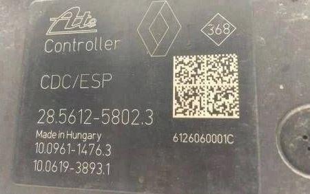 Renault Fluence sedan 1.5 DCI diesel AT 81 kW 2011  Pumpa ABS 476602272R 10021208204