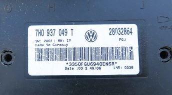 Volkswagen Transporter T5 2003-2015 hatchback 2.5 TDI diesel MT 96 kW 2004  Modul komfortu 7H0937049T