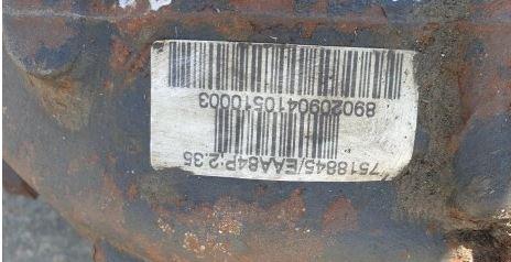 BMW 3 E46 1998-2007 hatchback 2.0 D diesel MT 110 kW 2003  Diferenciál zadný 7518845