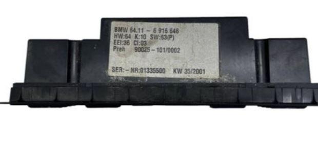 BMW X5 E53 1999-2006 hatchback 3.0 petrol MT 170 kW 2001  Panel kúrenia/klimatizácie 6916646