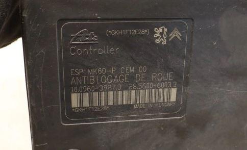 Peugeot 207 hatchback 1.6 HDI diesel MT 66.2 kW 2007  Pumpa ABS 100960-39273