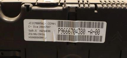 Citroen C4 Picasso 2006-2013 hatchback 1.6 HDI diesel MT 82 kW 2013  Displej P9666704380