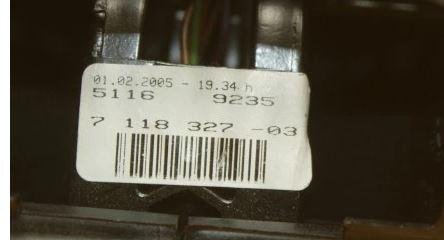 BMW 1 E87 2004-2011 hatchback 1.6 petrol MT 85 kW 2005  Spätné zrkadlo vnútorné 7118327