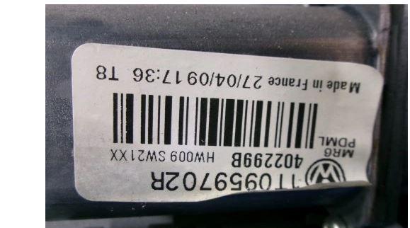 Volkswagen Caddy III 2K 2003-2020 minivan 2.0 TDI diesel 55 kW 2015  Motorček okien predný pravý 1T0837756L