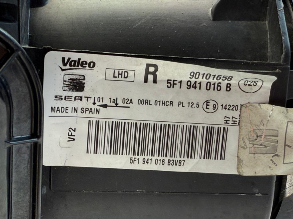 Seat Leon III 2012-2020 Svetlo predné pravé 5F1941016B