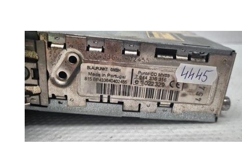 Fiat Punto II 1999-2010 hatchback 1.2 petrol MT 44 kW 2003 Rádio 7644336316