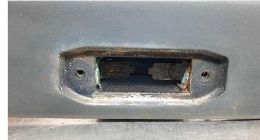 Volvo V70 III 2007-2016 combi 2.0 D diesel MT 100 kW 2008  Kľučka zadnej kapoty vonkajšia 30699743