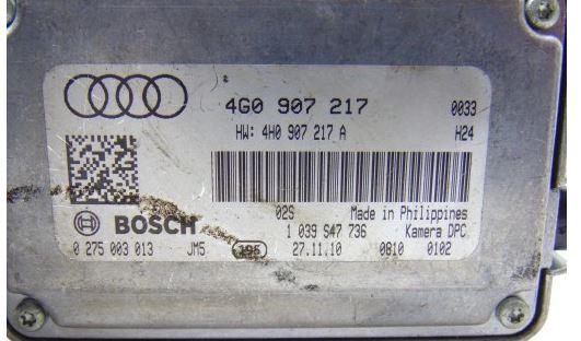 Audi A8 D4 2009-2017 sedan 4.2 TDI V8 diesel AT 258 kW 2010  Kamera 4G0907217 4H0907217A
