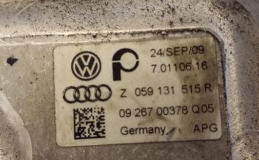 Audi A6 C6 2004-2011 sedan 2.0 TDI diesel MT 103 kW 2008  EGR Ventil 059131515R 059131502B