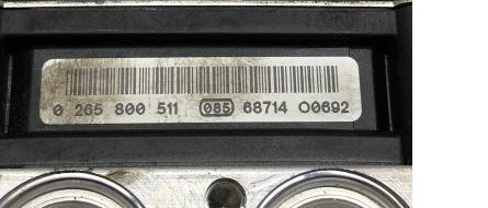 Skoda Fabia I 1999-2007 hatchback 1.4 TDI diesel MT 55 kW 2003  Pumpa ABS 0265231712 0265800511