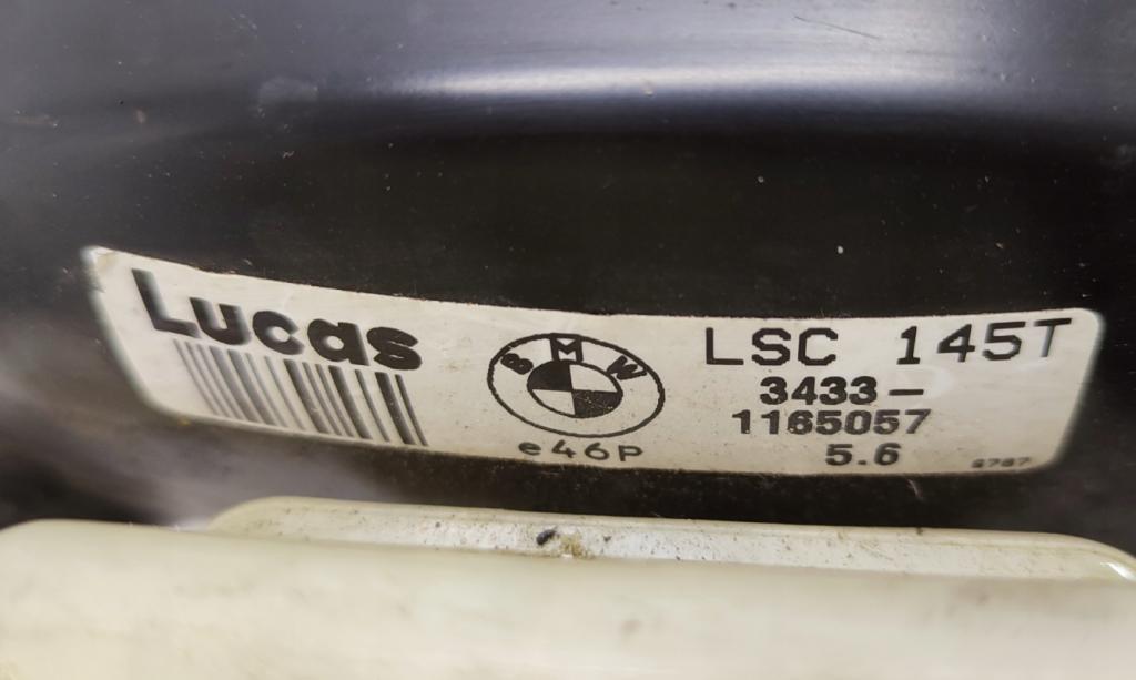 BMW 5 E39 1996-2003 Posilňovač bŕzd 1165057