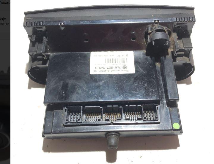 Volkswagen Touareg I 2002-2010 hatchback 2.5 TDI diesel MT 128 kW 2005  Panel kúrenia/klimatizácie 7L6907040D