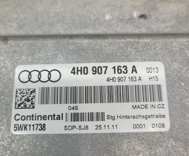 Audi A8 D4 2009-2017 sedan 4.2 TDI V8 diesel AT 258 kW 2012  Riadiaca jednotka ostatné 4H0907163A