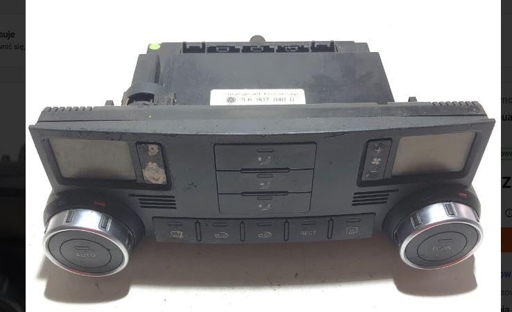 Volkswagen Touareg I 2002-2010 hatchback 2.5 TDI diesel MT 128 kW 2005  Panel kúrenia/klimatizácie 7L6907040D