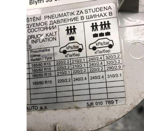 Skoda Fabia II 2007-2014 hatchback 1.2 12v petrol 51 kW 2007  Dvierka nádrže paliva 5J6010789T