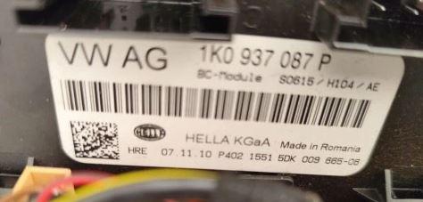 Skoda Superb II 2008-2015 combi 2.0 TDI diesel MT 125 kW 2014  Poistková skrinka 1K0937087P