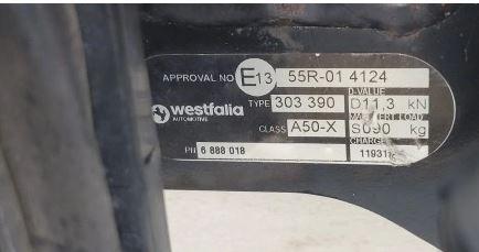 BMW 5 (G30, F90) 2016 - 2022    540 d xDrive 235 kW [320 KM Ťažné zariadenie 6888018 303390600041