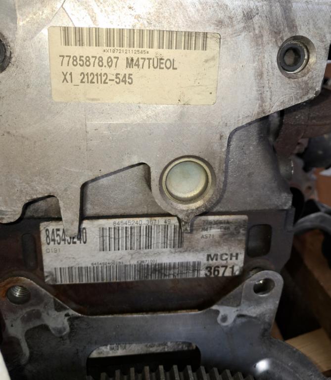 BMW 3 E46 1998-2007 sedan 2.0 D diesel MT 110 kW 2004  Motor diesel M47D