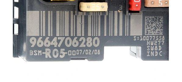 Fiat Scudo II 2006-2016 hatchback 2.0 JTD diesel MT 94 kW 2012  Poistková skrinka 9664706080
