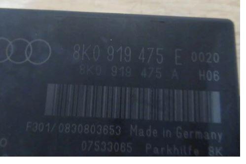 Audi A5 8T 2007-2016 hatchback 3.0 TDI V6 diesel AT 176 kW 2011  Modul parkovacích senzorov 8K0919475E