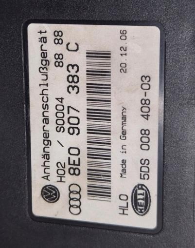 Audi A4 B7 2004-2008 sedan 2.0 petrol MT 96 kW 2006  Riadiaca jednotka modul  8E0907383C