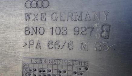 Audi TT 8J3 2006-2015 coupe   Kryt baterie 8N0103927B