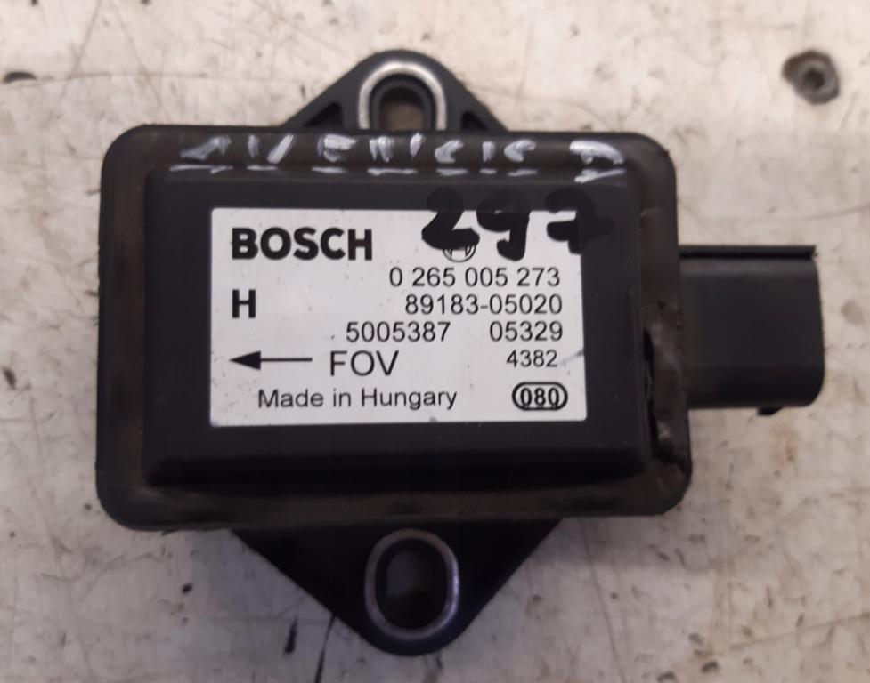 Toyota Avensis II T25 2003-2008 sedan 2.0 D4D diesel MT 85 kW 2005  Snímač ESP 0265005273 89183-05020