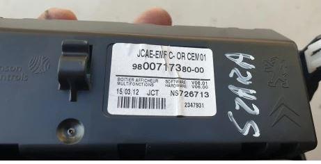 Citroen C4 II 2010-2017 hatchback 1.6 HDI diesel 82 kW 2012  Displej 9800717380