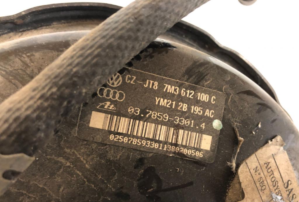 Seat Alhambra I 1996-2010 combi 1.9 TDI diesel MT 66 kW 2003  Posilňovač bŕzd 7M3612100C YM212B195AC