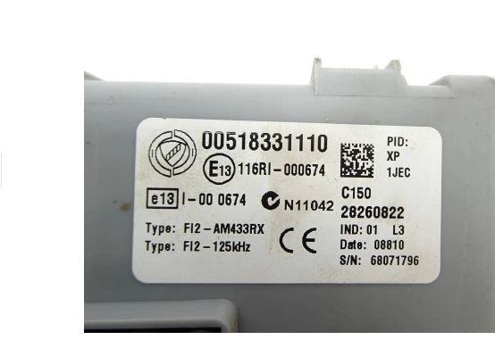 Fiat Doblo II 2010- 1.6 JTD diesel 77 kW 2010  Poistková skrinka 00518331110