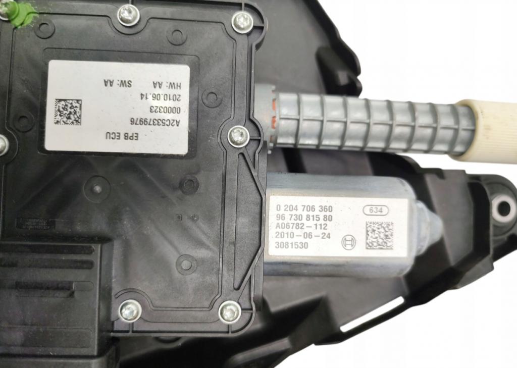 Peugeot 5008 I 2009-2017 hatchback 2.0 HDI diesel MT 110 kW 2010  Ručná brzda 9673081580