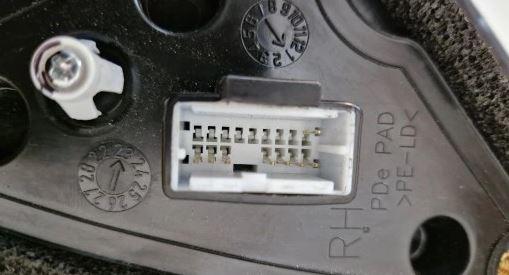 Hyundai I30 III 2016- hatchback 1.5 DPI 16v petrol MT 80.9 kW 2021  Spätné zrkadlo vonkajšie pravé 87620G4041