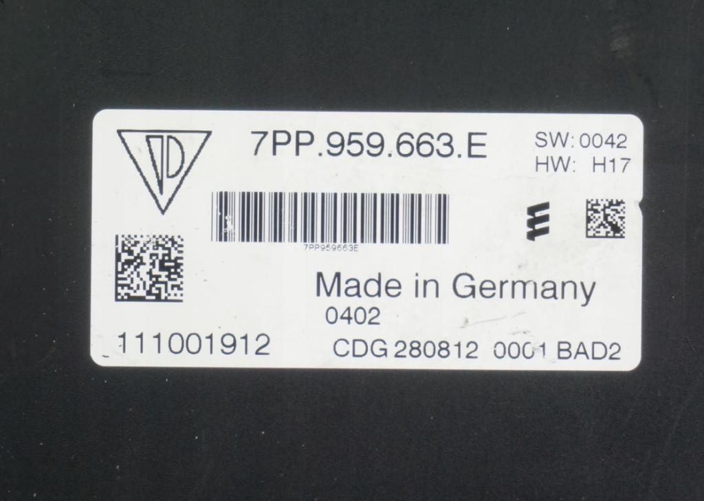 Volkswagen Touareg II 2010-2018 Modul komfortu 7PP959663E